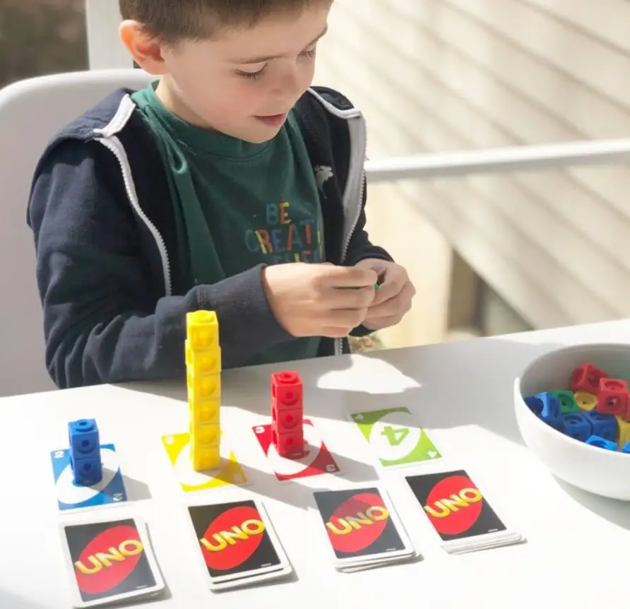 Play a Card Game Such as UNO Autism Activity