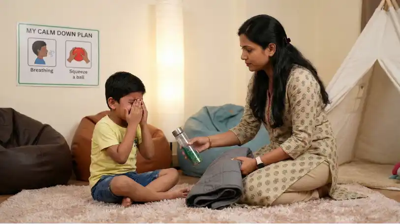 Difficulty Calming Down or Self-Regulating